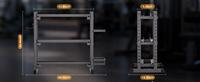 PINJIAN Support de rangement multi-niveaux triangulaire pour haltères et kettlebells