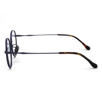 Lunettes coréennes vintage pour hommes et femmes, monture de lunettes rondes en titane pour myopie optique