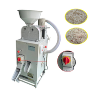 EJIN Nouvelle mini-machine à décortiquer le riz portable avec moteur, capacité de 300 kg/h, 220V/110V, haut rendement pour usage domestique