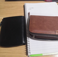 Dompet Pria Kulit Asli Panjang Multi-Slot dengan Ritsleting RFID, Lapisan Poliester, Grosir Pabrik Mode Terbaru 2024