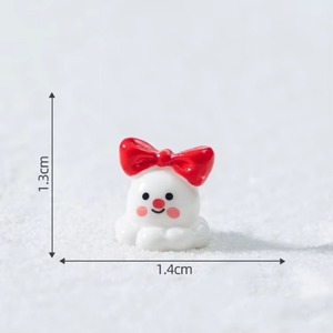 <b>Mini</b> <b>Christmas</b> Resin Crafts Santa Claus Snowman Xmas <b>Tree</b> Ornaments Goodie Bag Fillers Party Favor Decor - Product Image 6