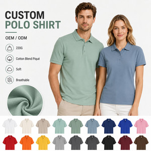 Polo unisexe personnalisé avec logo – Qualité supérieure pour hommes et femmes – Vente en gros – Tenue décontractée professionnelle pour équipes de golf – Plusieurs couleurs – Marque privée OEM - Product Image 1