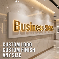 Letrero Luminoso Personalizado 3D, Logotipo Metálico, Nombre de Empresa, Letras Iluminadas 3D para Salón de Belleza