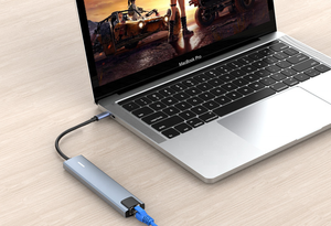 7 en 1 USB <span class=keywords><strong>Type</strong></span> C à 8K 60Hz <span class=keywords><strong>Displayport</strong></span>, Ethernet, lecteur de carte TF/ SD, charge PD USB-C, 2 USB-A pour MacBook Pro et plus - Product Image 3