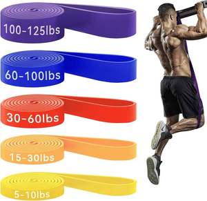 Bandas de Resistencia Versátiles, Juego de 5 Bandas de Fitness, Cinturón de Asistencia para Dominadas - Product Image 2