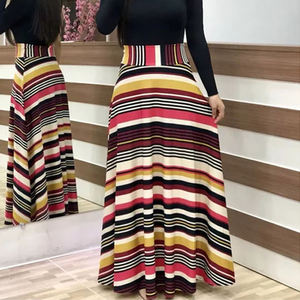 Robe longue élégante pour femmes, style bohème décontracté, imprimé floral tissé, taille haute, longueur cheville, lavable - Product Image 3