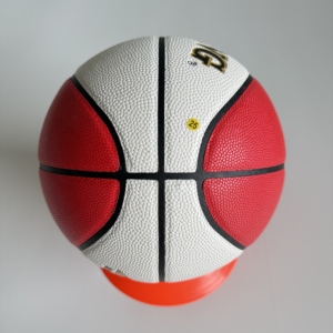 Pallone da <span class=keywords><strong>basket</strong></span> taglia 6 in PU, comodo al tatto, per giocatrici, allenamento indoor e outdoor, logo personalizzato OEM - Product Image 4