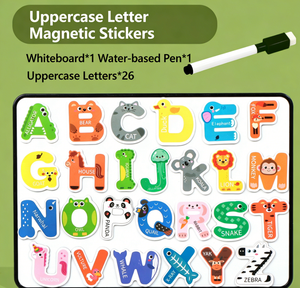 Puzzles magnétiques en lettres et chiffres en gros pour enfants de 3 à 6 <span class=keywords><strong>ans</strong></span>, éducation préscolaire, éveil - Product Image 4