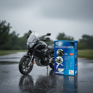 Housse de moto Mnj 205x125 cm en PVC imperméable pour protection extérieure - Product Image 3