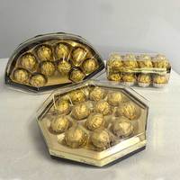 Bonbons en forme de boule de chocolat avec logo personnalisé en gros |   Chocolat au lait solide halal en vrac pour cadeau de la Saint-Valentin |   Marque privée OEM