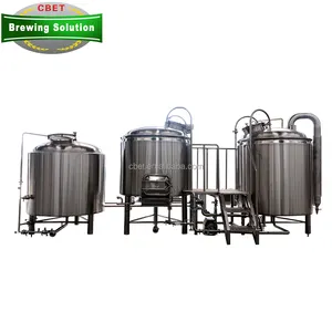 Equipamento para fabricação de cerveja artesanal 1000L 2000L fornecedor de equipamentos para cervejaria comercial