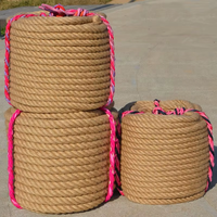100MRoll usine 100% fil naturel ficelle torsadée 100m boule cordon de Manille chanvre sisal fil jute corde torsadée ficelle extérieure maison