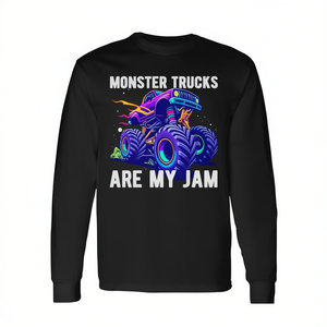 Camiseta promocional de manga larga Monster Trucks Are My Jam - Product Image 2