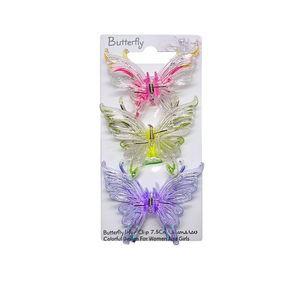 Pinza de Pelo con Diseño de Mariposa Angelina de 7.5 cm, Diseño Moderno para Mujeres y Niñas - Product Image 1