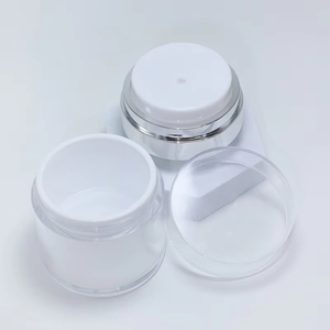 15/30/50g Airless Pump <b>Jar</b> <b>Empty</b> Acrylic Cream Bottle Refillable Cosmetic Easy to Use Container Portable Travel Makeup Tools - Product Image 3