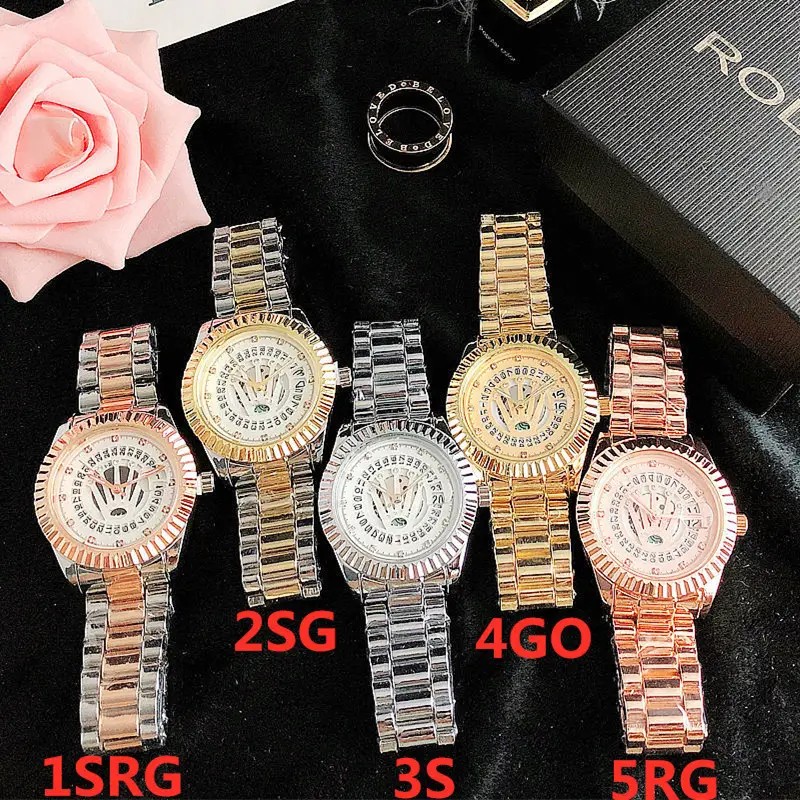 2024 Professional Supplier Quartz Watch Diamond R Brand Watch Men Women Brand Luxury Men Wholesale Fashion Watch