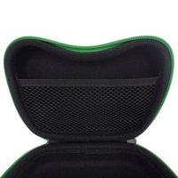 Étui personnalisé antichoc et anti-poussière en EVA noir Oxford+Velvet pour les manettes de jeu Series X/ One S/ One X, transport et rangement