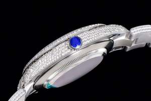 Reloj Mecánico Automático de Alta Calidad, Esfera de 41 mm, Acero 904L, Movimiento ETA 2824, Dos Tonos, Oro Rosa, Cielo Estrellado, Diamantes de Imitación - Product Image 5