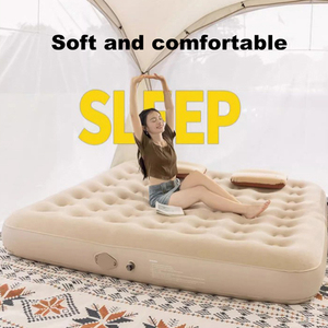 Matelas de camping Brevax BY-CQD055, lit gonflable avec pompe intégrée, design moderne, équipement de couchage en plein air - Product Image 5