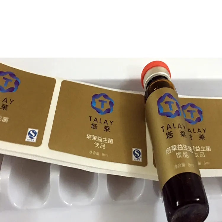 Dính cuộn nhãn sticker cho bao bì chai quảng cáo Sticker tùy chỉnh chuyên nghiệp in ấn nhãn không thấm nước OEM Cmyk