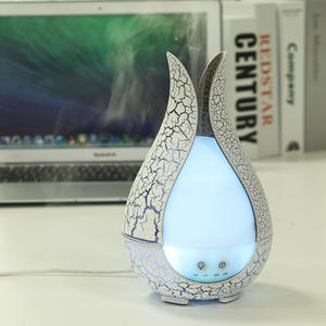 JCSY 200Ml Ultrasonic Aroma Diffuser Crack Design With 7 Color Light For Home And Office <b>Humidifier</b> Essential Oil Diffuser - Product Image 3
