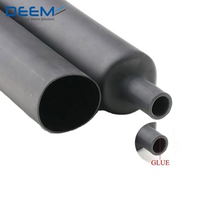 Ống co nhiệt sửa chữa cáp, hai lớp, màu đen, in tùy chỉnh, có keo dán - Product Image 2