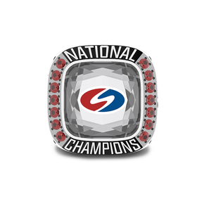 Bague de championnat classique personnalisée avec logo, bijoux sportifs pour hommes et femmes, alliage, pierres précieuses, plaqué or, pour le basketball - Product Image 1