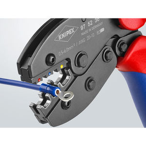 Knipex PreciForce crimping <b>pliers</b> for cable lugs, 0.5-6 mm² - Product Image 3