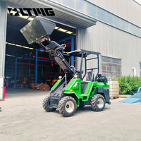 Minipala telescopica LTMG 500kg, micro pala articolata da 0,5 tonnellate per uso in giardino e in azienda agricola, personalizzabile
