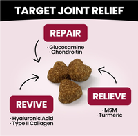 Suplemen Kesehatan Sendi & Pinggul OEM Hip+Joint Health Soft Chews, Pelumas & Peningkat Kekuatan Tulang, Tablet Kunyah Glukosamin, Pasokan Pabrik