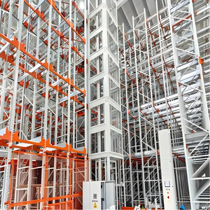 Zwaarbelastbaar stalen 5-laags automatisch shuttle-palletsysteem met wielen, automatische ophaal, ISO9001 gecertificeerd, op maat gemaakt - Product Image 4