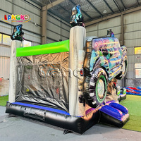 Château gonflable commercial, nouveau design, Monster Truck, vente en gros