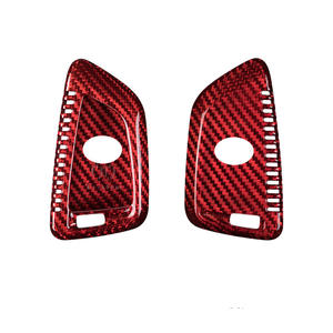 Étui à clés pour <span class=keywords><strong>Toyota</strong></span> <span class=keywords><strong>Supra</strong></span> GR MK5 A90 <span class=keywords><strong>J29</strong></span> 2019 2020 2021 porte-clé de voiture en Fiber de carbone porte-clé à distance couvre porte-clés - Product Image 4