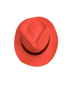 2025 venta al por mayor novedad sombreros neón colores plástico fiesta sombreros gángster <span class=keywords><strong>mafia</strong></span> estilo Fedora para cumpleaños conciertos fiesta - Product Image 5