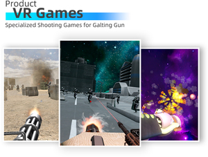 Plataforma <span class=keywords><strong>de</strong></span> Simulador <span class=keywords><strong>de</strong></span> <span class=keywords><strong>Realidad</strong></span> <span class=keywords><strong>Virtual</strong></span> para Juego <span class=keywords><strong>de</strong></span> Disparos con Pistola Gatling VR, Operado con Monedas en Centros Comerciales - Product Image 5