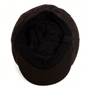 Gorro de Hombre Estilo Retro para Otoño e Invierno, Gorra Newsboy con Diseño de Espiga, Casual, para Exteriores, de 8 Paneles, Tipo Boina - Product Image 2