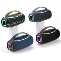 Haut-parleur portable à subwoofer haute puissance, entrées USB/AUX, étanche IPX6, prend en charge le mode EQ, système stéréo TWS multifonctionnel, RGB