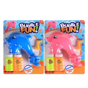 Shantou spielzeug manuelle kunststoff dolphin bubble gun