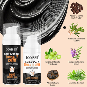 50ml Cover Bald Rarely Sparse <span class=keywords><strong>Beauty</strong></span> Hair Scalp Look de cabello completo 5-7 días Black Liquid Hair Corrector Gel Pasta Crema Tintes - Product Image 5