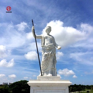 Statue <span class=keywords><strong>de</strong></span> Mattei Athena en marbre grec antique en pierre naturelle sculptée à la main - Product Image 4