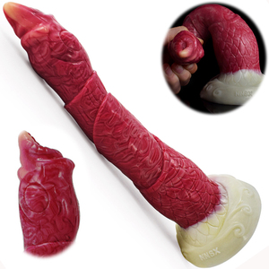 Nuevo Dildo Monstruo Grande de 9 Pulgadas FAAK, Juguete Sexual con Diseño Impresionante, Dildo de Silicona Líquida Flexible, Fantástico Dildo Animal - Product Image 1