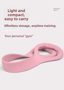 Set di 3 Fasce Elastiche Multifunzionali a Forma di 8 in PP per Allenamento Fitness, Alta Elasticità, per <span class=keywords><strong>Braccia</strong></span>/Schiena/Petto - Product Image 3