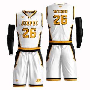 JFR SPORTS 2025 Jersey basket desain terbaik, teknik cetak sublimasi reversibel anak muda & kuliah buatan khusus murah