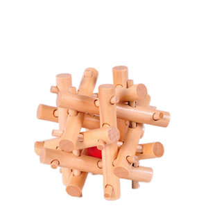 Gioco Rompicapo in Legno, Giocattolo di Pazienza, Puzzle Logico - Product Image 1