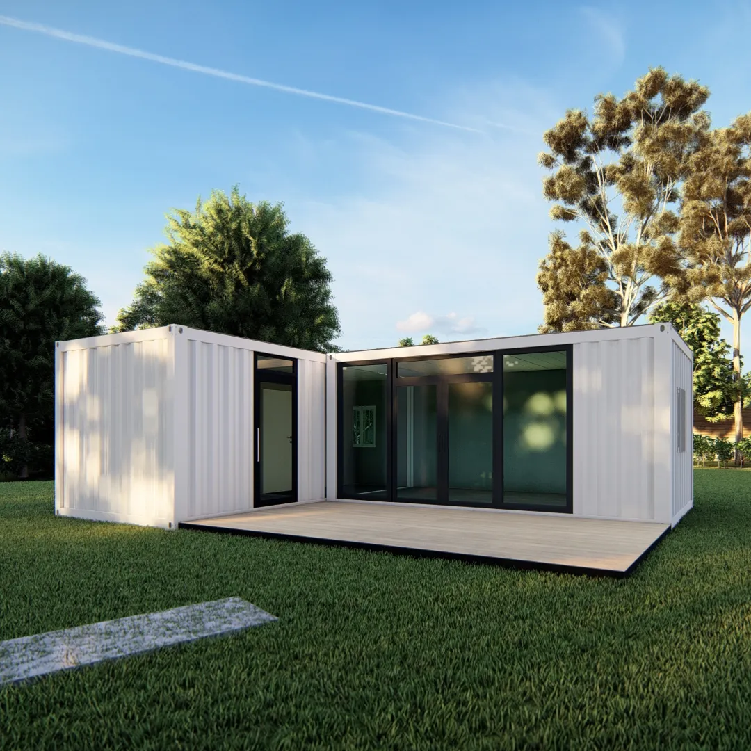 Nieuwe Ontwerp Goedkope 2 Slaapkamer Verzending Container Huis Luxe Prefab Woningen Building Voor Villa/Hotcourtyard Tuin Huis