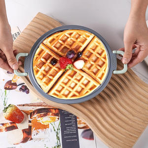 <span class=keywords><strong>Moule</strong></span> à gaufres rond en <span class=keywords><strong>silicone</strong></span> antiadhésif, compatible avec les friteuses à air et les fours, outil de cuisson ménager, <span class=keywords><strong>moule</strong></span> à gâteau, vente chaude - Product Image 5