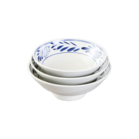 Vente en gros de bols à nouilles en mélamine personnalisés, écologiques, de style oriental, vaisselle pour usage en restaurant, haute qualité
