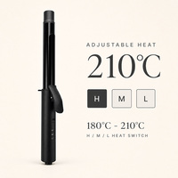 HSL-103132 Fer à boucler 25 mm avec revêtement céramique, chauffage PTC, pointe froide, 180-210°C, cordon rotatif de 2 mètres