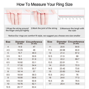Anel de Moissanite Clássico OAHLAN com Inlay de <span class=keywords><strong>1CT</strong></span>, Corte Redondo Brilhante, Banho de Platina, Prata Esterlina S925, Aliança de Casamento Masculina, Aniversário - Product Image 6
