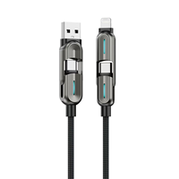Cable USB a Lightning 4 en 1 con Múltiples Interfaces, Cable Tipo C para Apple, Fabricante OEM